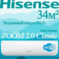 Hisense Классические сплит-системы серии ZOOM 2.0 Classic A AS-12HW4RLRKB01 с установкой